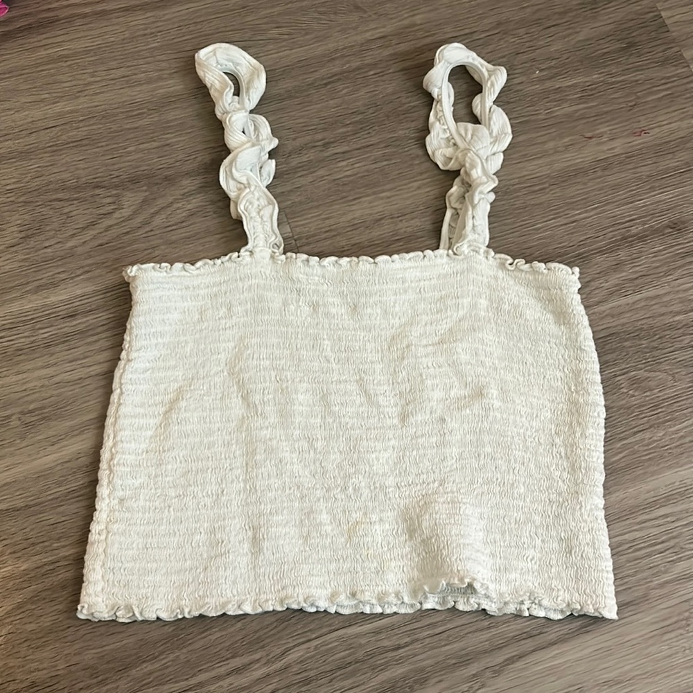 Aerie White Tank Top
